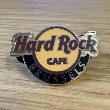 Hard Rock Cafe Brussels 로고 핀 배지