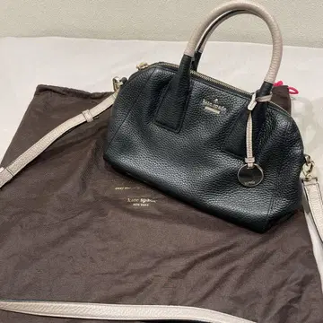 kate spade 블랙 가죽 숄더백
