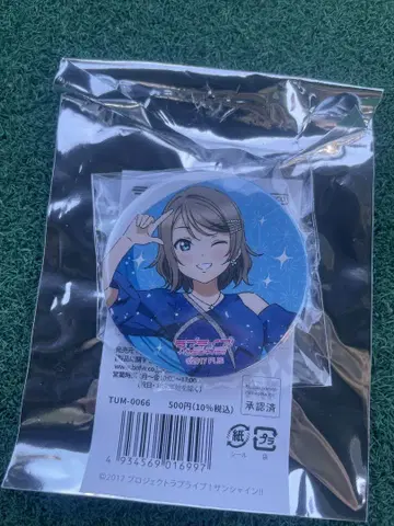 와타나베 요 Aqours 파이널 가챠 캔뱃지 2개 세트