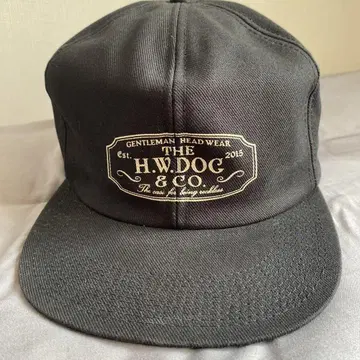 H.W.DOG & CO. 캡 블랙