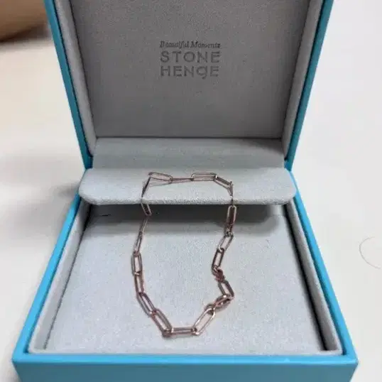 ブレスレット STONEHENgE U Lock 14K Bracelet StoneHenge SHe 14K Bracelet B0036 14K Rose Gold Cubic