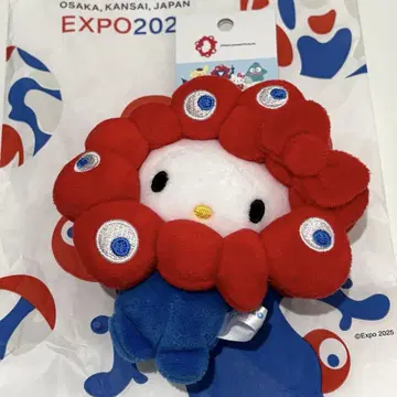 키티 봉제 인형 카라비너 포함 오사카 엑스포 익명 배송 무료배송