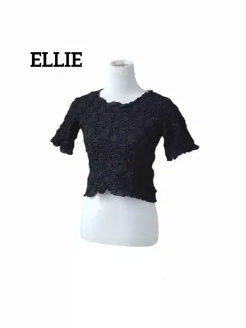 ELLIE 엘리 볼록 셔링 탑 티셔츠 반팔 블라우스
