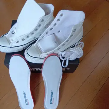 CONVERSE ALL STAR 화이트 24.5cm 척 테일러 한정판