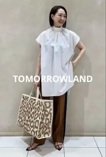 TOMORROWLAND 맥피 튜닉 블라우스