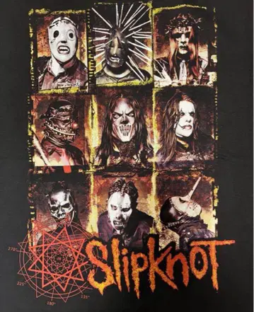 미사용 새상품 택 포함 Slipknot/슬립낫 밴드 티셔츠 L 사이즈