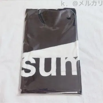 sumika 로고 타월 블랙