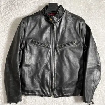 레어 90s USA제 샷 싱글 라이더 자켓 641xx 40