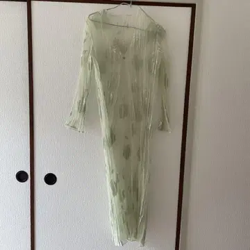 시스루 롱 가디건