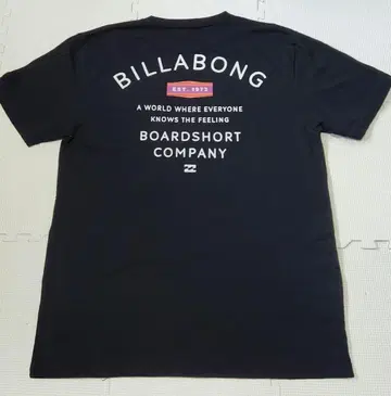 BILLA BONG 빌라봉 백 로고 프린트 반팔 티셔츠