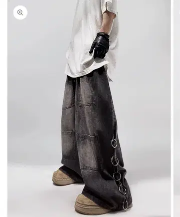 Metal Ring Denim Pants/메탈 링 데님 팬츠