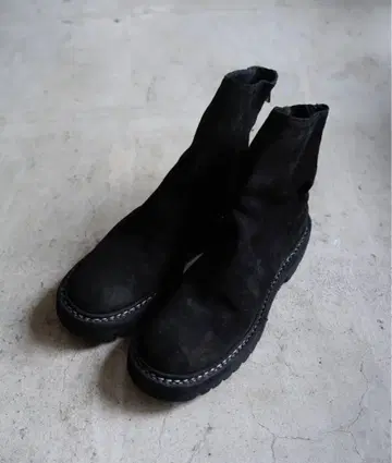GUIDI 796V_N CALF REVERSE BACK ZIP BOOTS