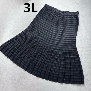 레리안 빅 사이즈 플리츠 스커트 3L 사이즈 일본제
