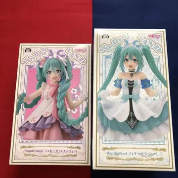 하츠네 미쿠 Wonderland 피규어 신데렐라 라푼젤 2개 세트