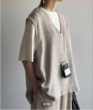 아룰레 레이어드 린넨 느낌의 베스트