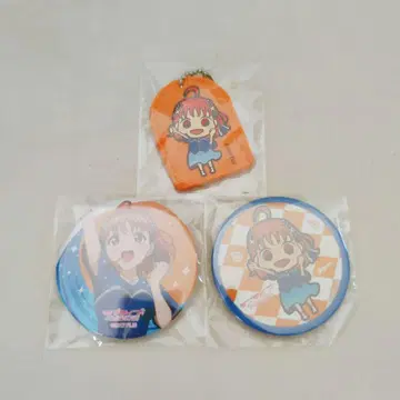 Aqours finale 타카미 치카 캔뱃지 퍼펫 세트