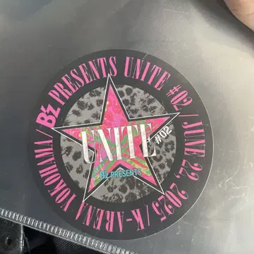 로고 스티커 UNITE2 호르몬 B'z