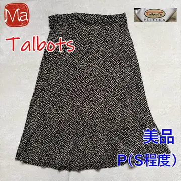 Talbots PETITES 탈봇 올 패턴 플레어 스커트 P