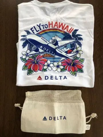 DELTA 티셔츠 L 사이즈 메쉬 백 포함