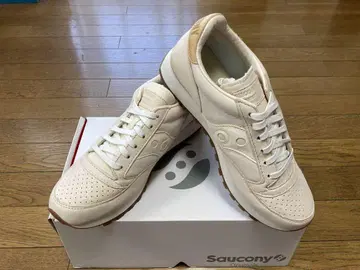 Saucony JAZZ81 올 가죽 바닐라 27.0cm (미사용품)