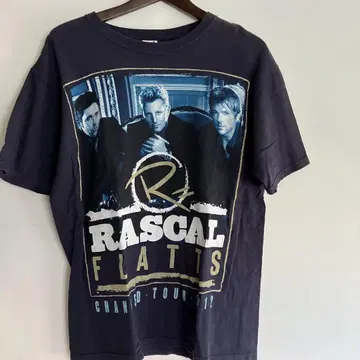 Rascal Flatts 2012 투어 티셔츠 M 네이비