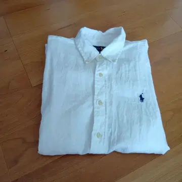 Ralph Lauren 클래식 핏 린넨 화이트 셔츠 SP