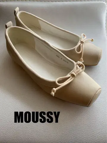 MOUSSY 플랫슈즈 베이지 22.5cm S