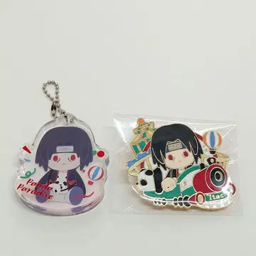 NARUTO 중국 제일복권 우치하 이타치 메탈 배지 아크릴 키링