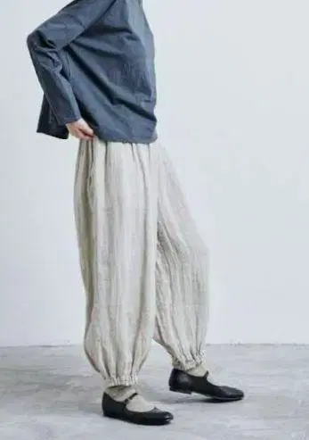 나카가와 마사시치 상점 린넨 거즈 벌룬 팬츠