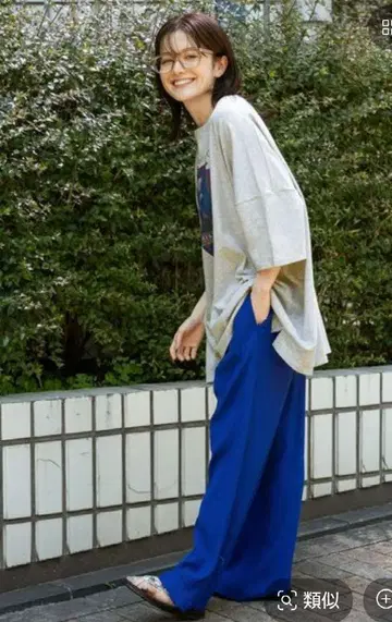니코앤드 DRY 쿠시 이지 팬츠 블루 L 사이즈 택 포함 새상품