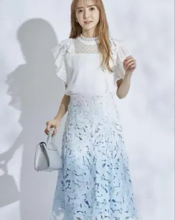 tocco closet 플레어 스커트 그라데이션 스커트