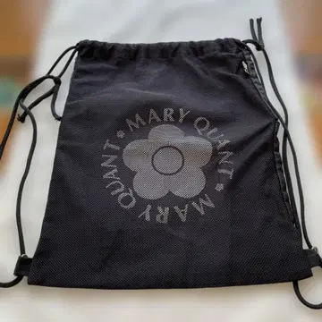 MARY QUANT 마리콴트 백팩 냅색 데이지 블랙