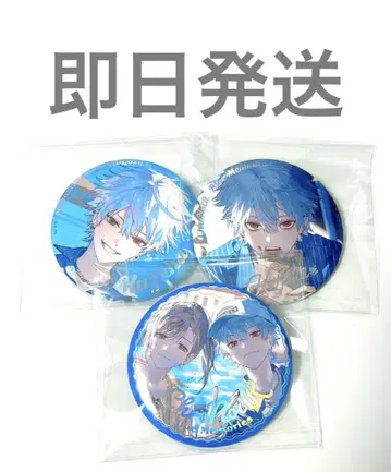 니지산지 ChroNoiR Blue Memories 캔뱃지 쿠츠하
