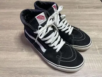 Vans 블랙 하이컷 스니커즈