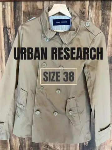 URBAN RESEARCH 베이지 트렌치코트 스프링 코트