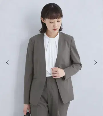 그린 라벨 릴랙싱 노카라 자켓, 팬츠