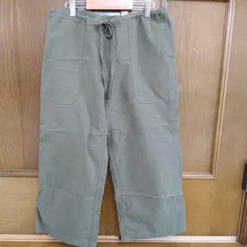 몽벨 린넨 팬츠 카키색