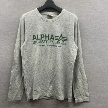 ALPHA INDUSTRIES 알파인더스트리 롱 T 티셔츠