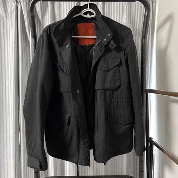 ROSSO URBAN RESEARCH 블랙 밀리터리 자켓 L