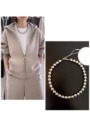12mm 공 체인 마그넷 목걸이
