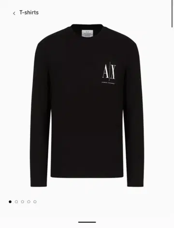 Armani Exchange 블랙 긴팔 니트 S