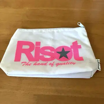 Risot 로고가 있는 캔버스 파우치