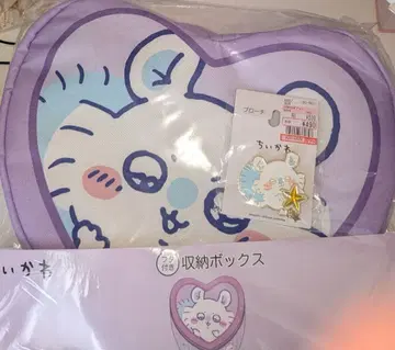 치이카와 모몽가 뚜껑이 있는 수납 박스 브로치 세트 시마무라