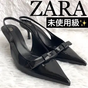 뮬 펌프스 블랙 자라 스트랩 샌들 컴포트