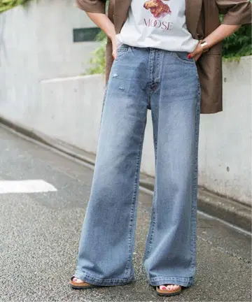 Spick & Span 5 1/2 BAGGY DENIM 미사용 새상품