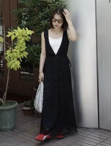 주멜 빈티지 꽃무늬 드레스 사이즈: S