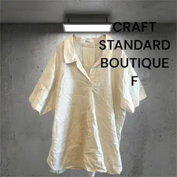 CRAFT STANDARD BOUTIQUE 반팔 셔츠 프리 린넨