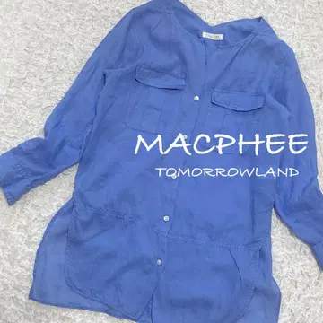 MACPHEE 맥피 린넨 셔츠 36 사이즈 투모로우랜드