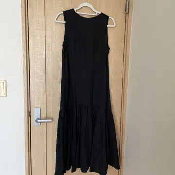 스픽 앤 스팬 레이온 린넨 티어드 원피스 36 블랙
