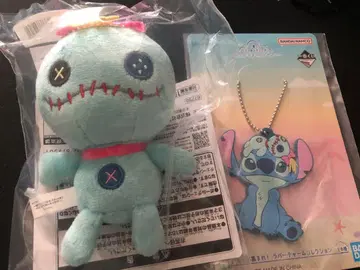 릴로 & 스티치 제일복권 봉제 인형 마스코트 러버 참 스캇